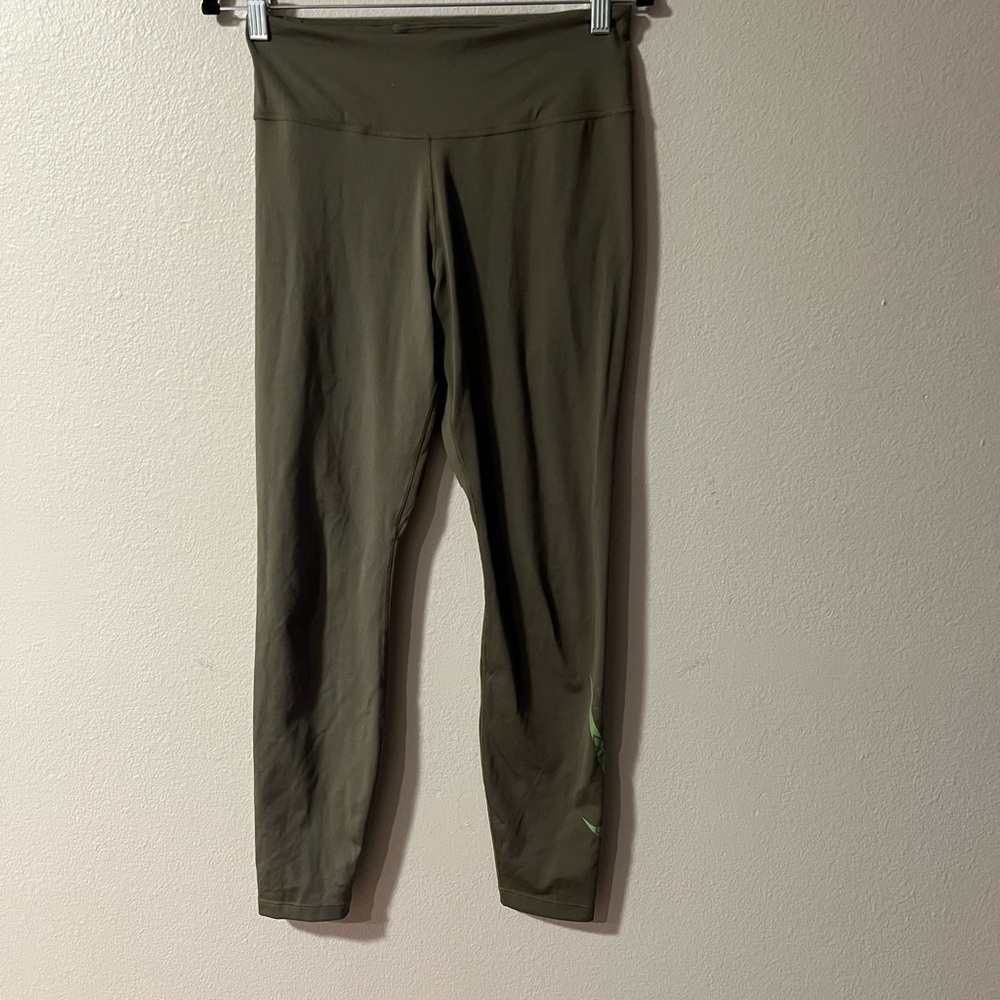 Nike Olive Dri-FIT Leggings